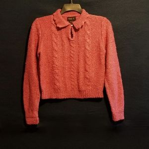 Filet Women's Acrylic Texture Sweater 100% Acrylic Offering A Soft And Cozy Feel